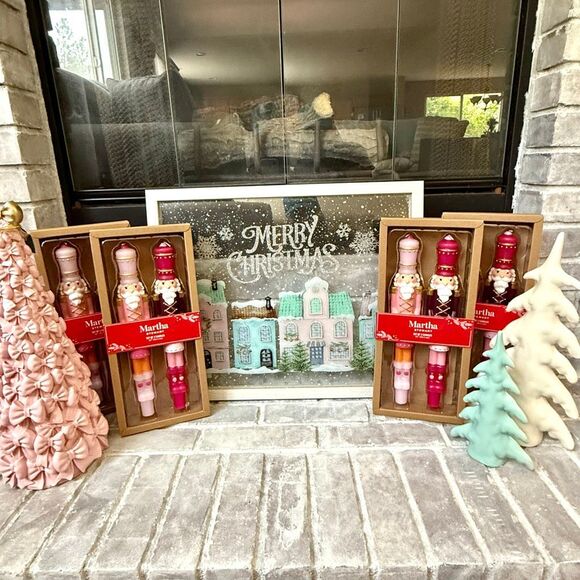 NEW Martha Stewart Christmas Nutcracker Taper Candle Set of 2 Viral - Picture 9 of 10